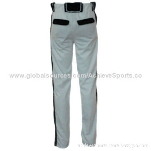 Customized Sublimated Baseball Pants with Assorted Sizes Polyester Fabric